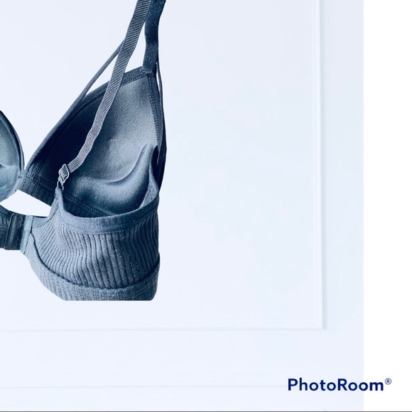 New WIRELESS Cotton Push-up Bra in Black - Picture 10 of 13